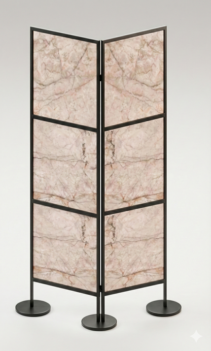 Présentoir Modulaire Métallique — Système d'Exposition Rapide