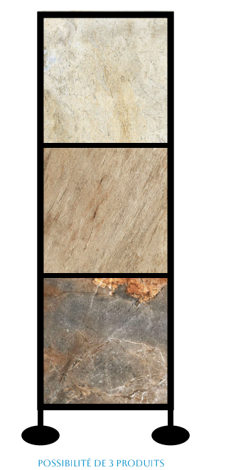 Présentoir Modulaire Pro – Système Multi-Formats pour Tuiles et Pierres