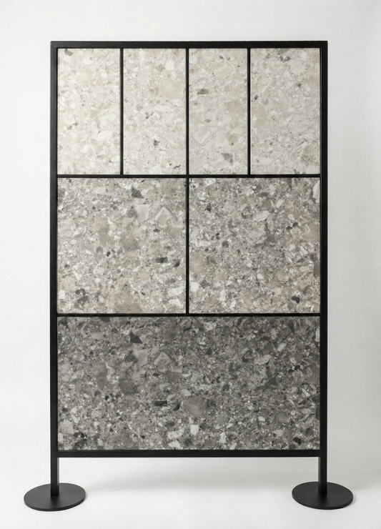 Présentoir Métallique Adaptable C&P – Système Multi-Format